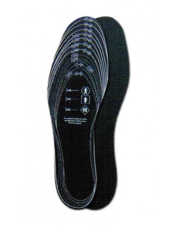 Wkładki do butów 079 Mazbit, skórzane wkładki do wycinania, czarne