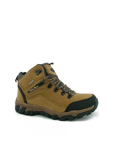 Żółte skórzane buty trekkingowe TF201303001