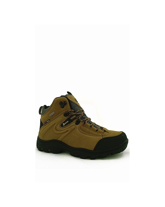 Żółte skórzane buty trekkingowe TF201303002