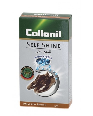 Brązowa pasta w płynie do skóry licowej Self Shine Collonil