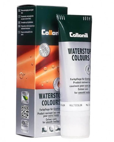 Waterstop Colours Collonil, biała pasta do butów, 025
