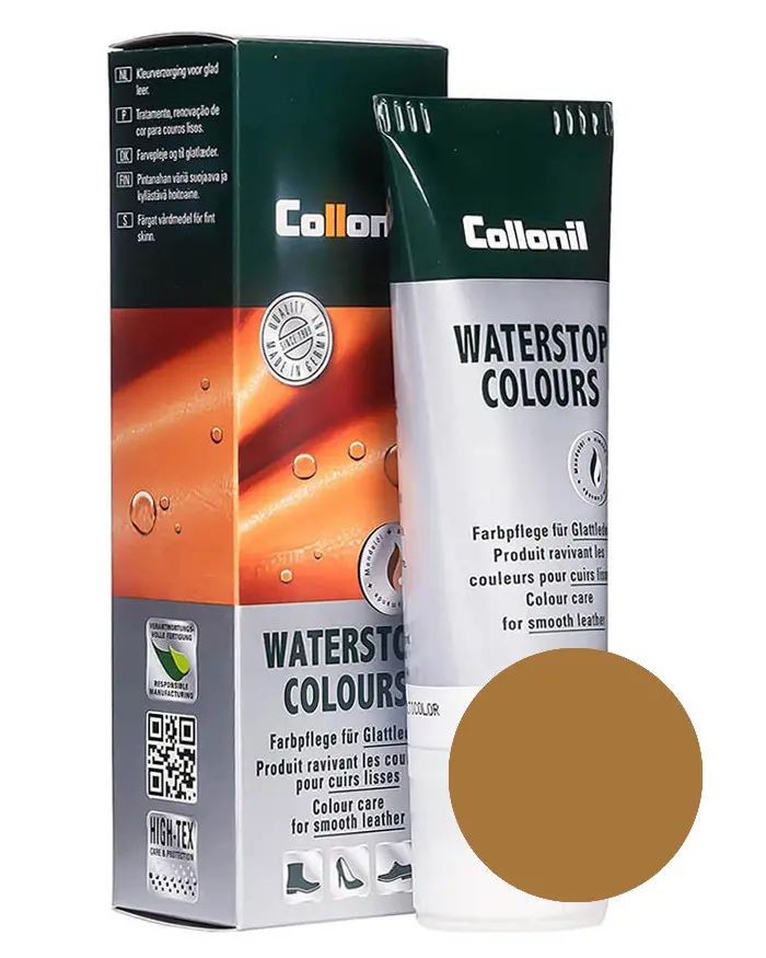 Waterstop Colours Collonil, pasta do butów 310, Camel