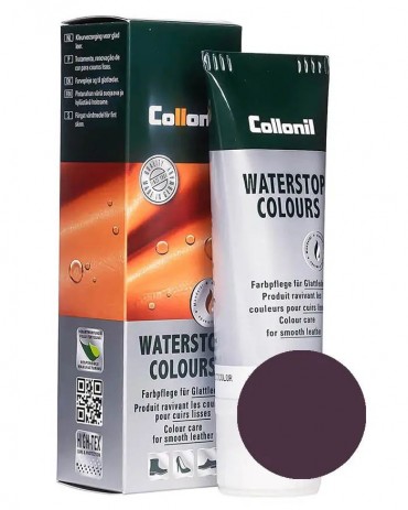 Waterstop Colours Collonil, fioletowa pasta do butów, 438