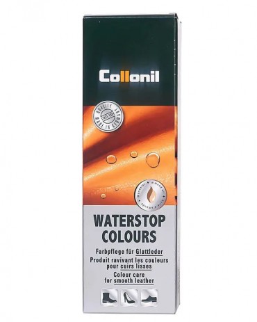 Waterstop Colours Collonil, ciemnobrązowa pasta do butów