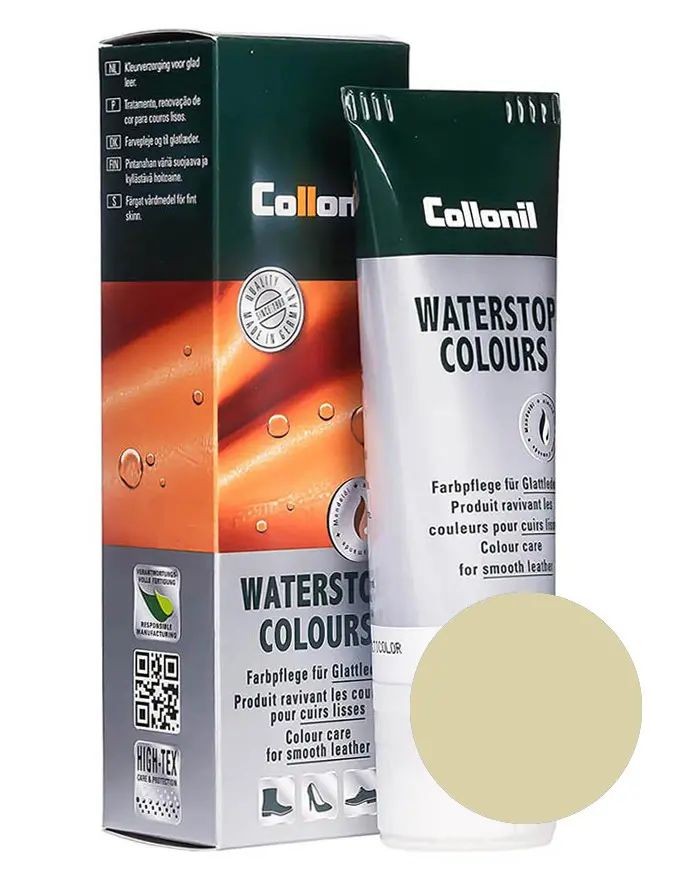 Waterstop Colours Collonil, beżowa pasta do butów, 052, Beige