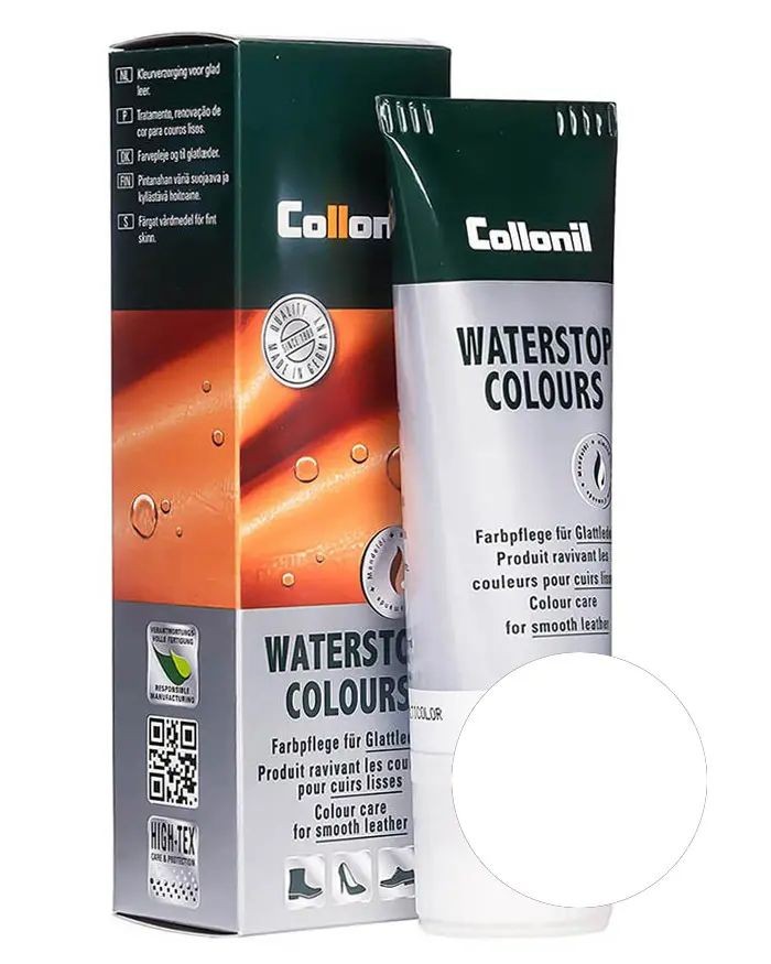 Waterstop Colours Collonil, biała pasta do butów, Off White, 026