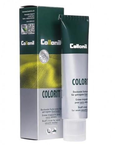 Colorit Collonil 751, czarna pasta, renowator do skóry licowej