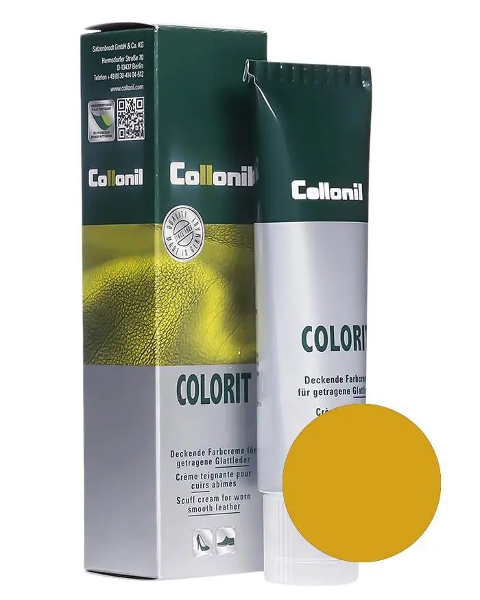 Colorit Collonil 891, złota pasta, renowator do skóry licowej