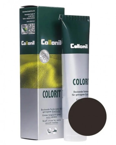 Colorit Collonil 399, ciemnobrązowa pasta, renowator do skóry licowej