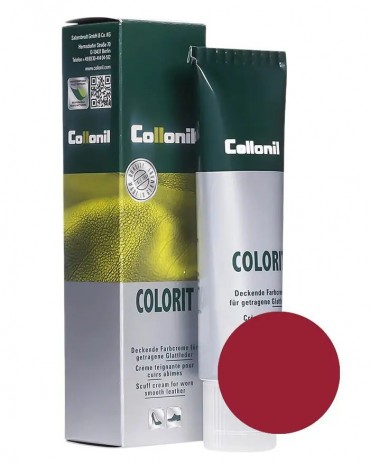 Colorit Collonil 417, czerwona pasta, renowator do skóry licowej