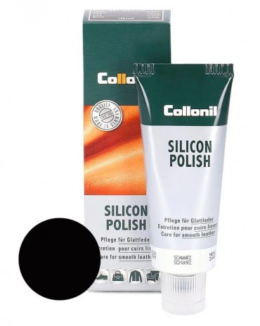 Czarna pasta do skóry licowej, Silicon Polish Collonil