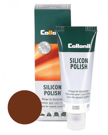 Silicon Polish Collonil 398, brązowa pasta do skóry gładkiej