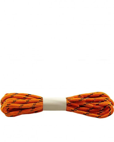 Pomarańczowo-czarne trekkingowe sznurówki do butów 150 cm Halan