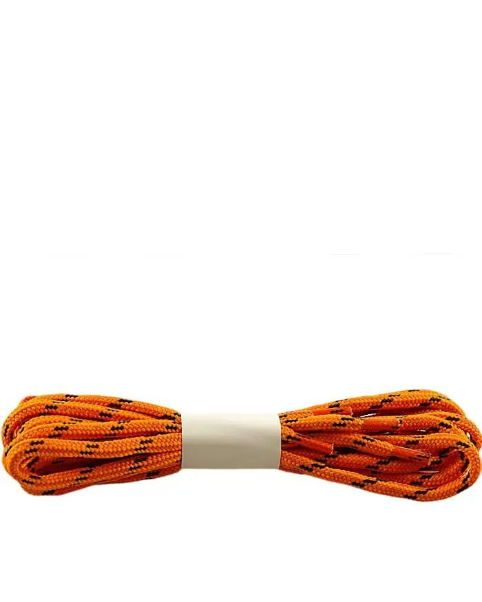 Pomarańczowo-czarne, trekkingowe sznurówki do butów, 200 cm, Halan