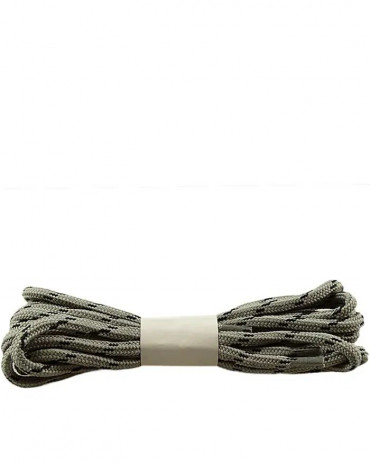 Szaro-czarne trekkingowe sznurówki do butów 180 cm Halan