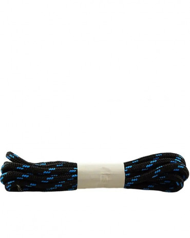 Czarno-niebieskie, trekkingowe sznurówki do butów, 100 cm, Halan