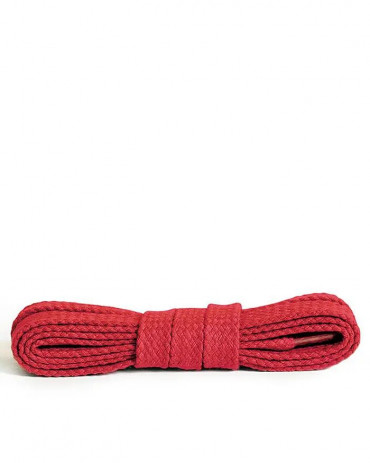 Czerwone, płaskie sznurówki do butów, 75 cm, Kaps