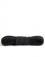 Czarne, płaskie sznurówki do butów, 90 cm, Kaps