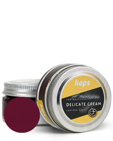 Delicate Cream 111 Kaps, bordowy krem pasta do skóry licowej