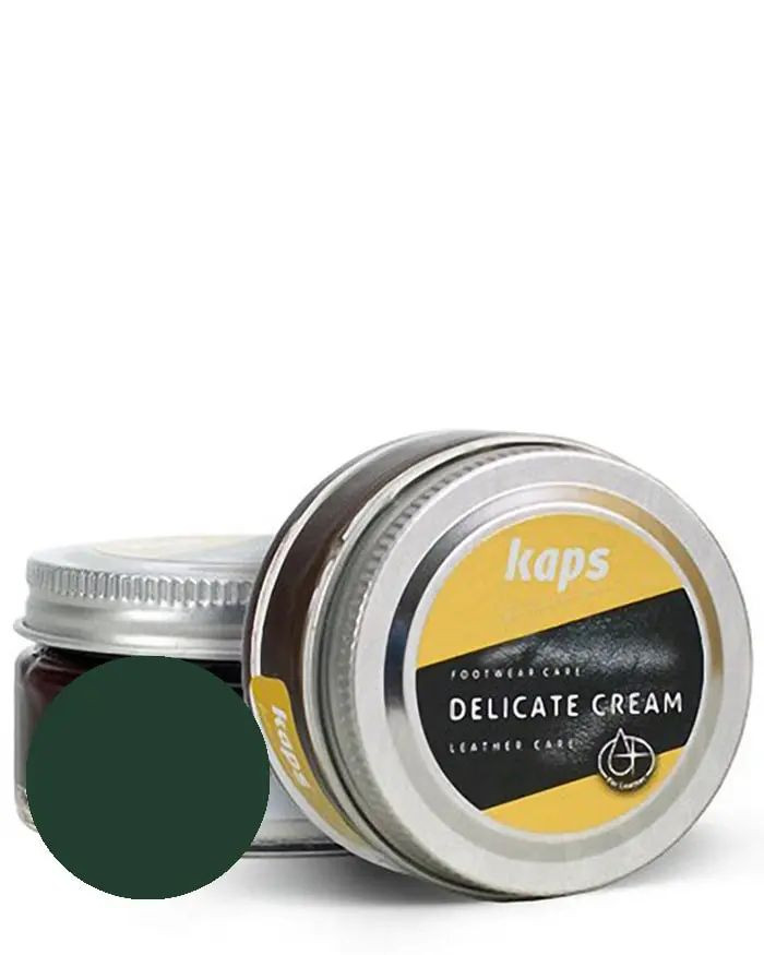 Delicate Cream 113 Kaps, ciemnozielony krem pasta do skóry licowej