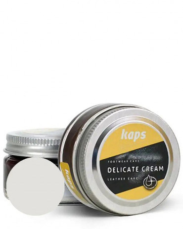 Delicate Cream 401 Kaps, srebrny krem pasta do skóry licowej