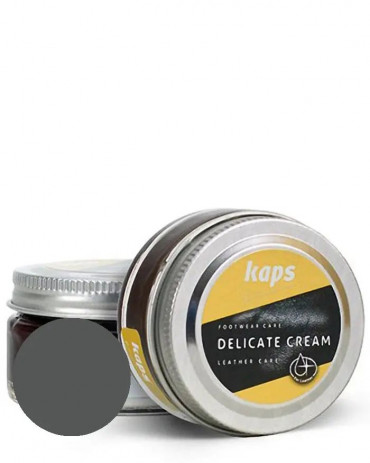Delicate Cream 115 Kaps, ciemnoszary krem pasta do skóry licowej