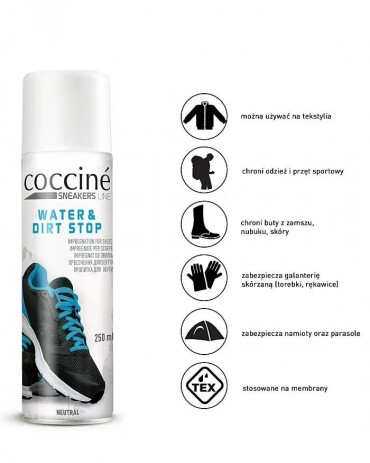 Water Dirt & Stop Coccine, impregnat do butów sneakersów