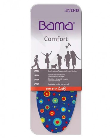 Wkładka do butów dziecięcych, antybakteryjna, Soft Step Kids Bama