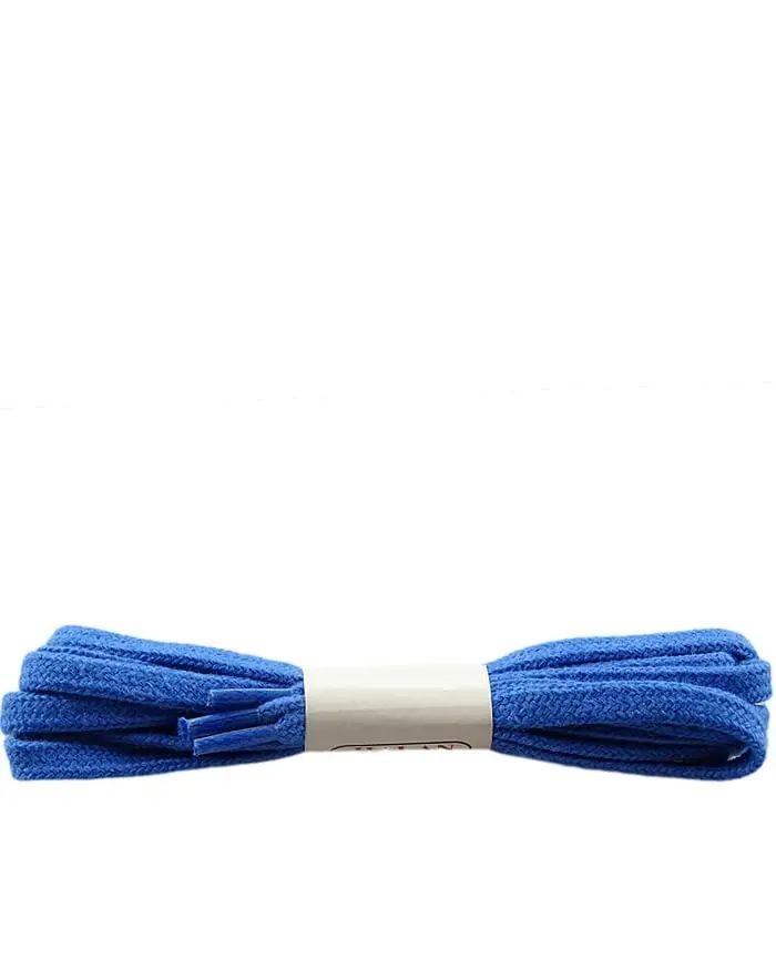 Niebieskie sznurówki do butów, płaskie, 180 cm, Halan