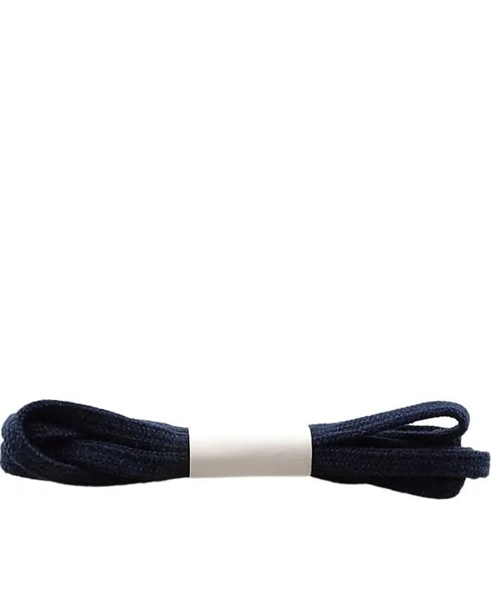 Granatowe sznurówki do butów, płaskie, 180 cm, Halan