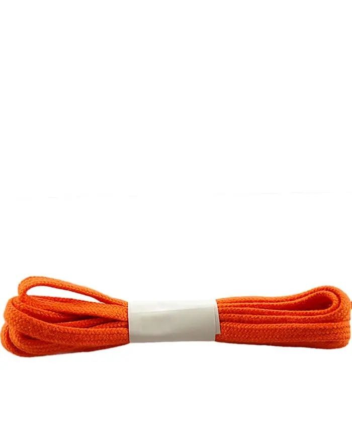 Pomarańczowe, płaskie sznurówki do butów, 75 cm, Halan