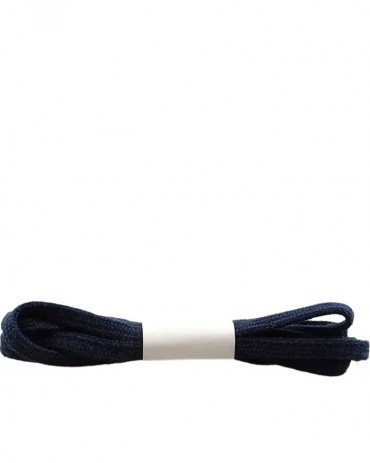 Granatowe, płaskie sznurówki do butów, 75 cm, Halan