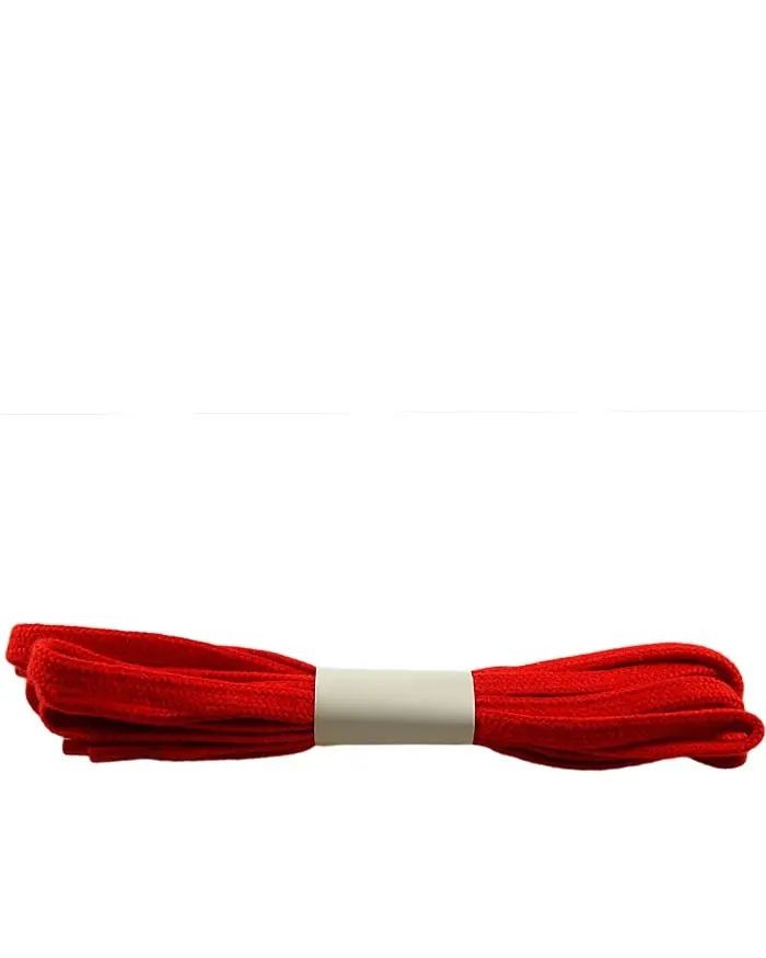 Czerwone, płaskie sznurówki do butów, 90 cm, Halan