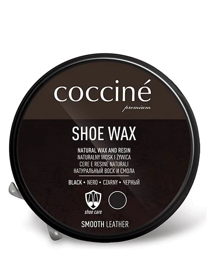Shoe Wax Coccine, czarna klasyczna pasta do butów