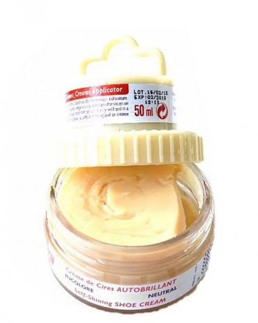 Shoe Cream Palc, bezbarwna pasta woskowa z aplikatorem
