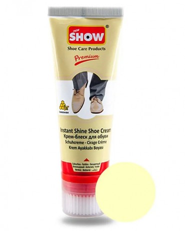 Bezbarwna pasta do butów, Instant Shine Shoe Cream Show, 75 ml