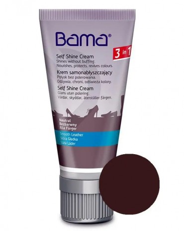 Self Shine Cream Bama, brązowa pasta do butów, 50 ml