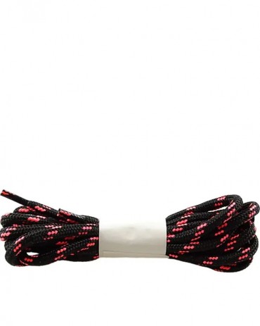 Czarno-różowe, trekkingowe sznurówki do butów, 150 cm, Halan