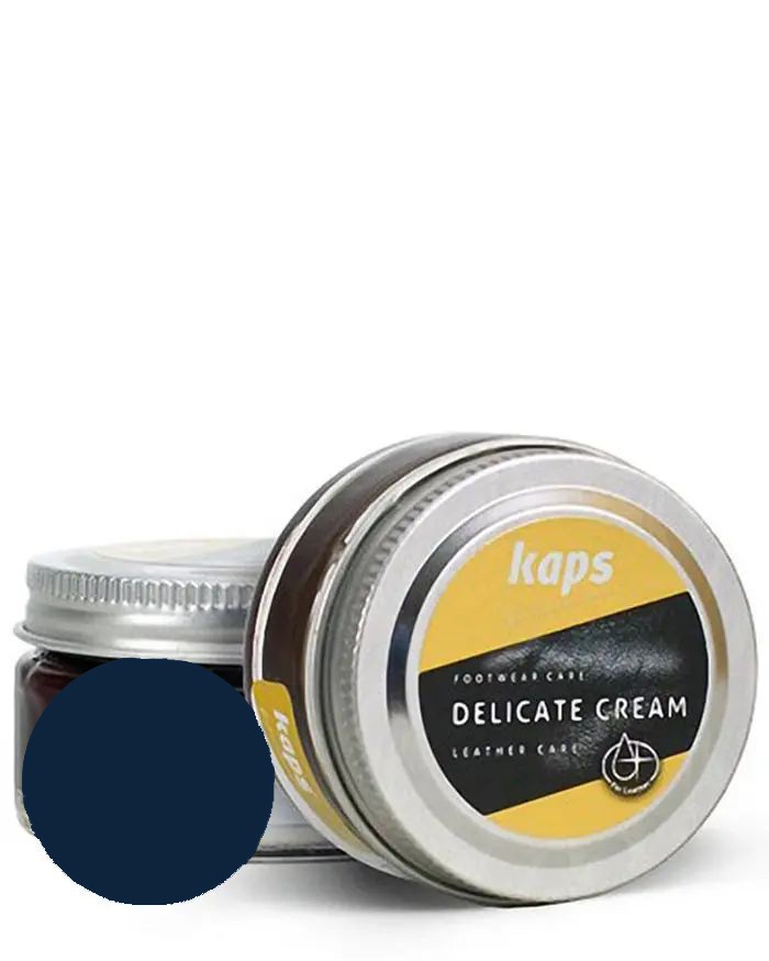 Delicate Cream 117 Kaps, granatowy krem pasta do skóry licowej