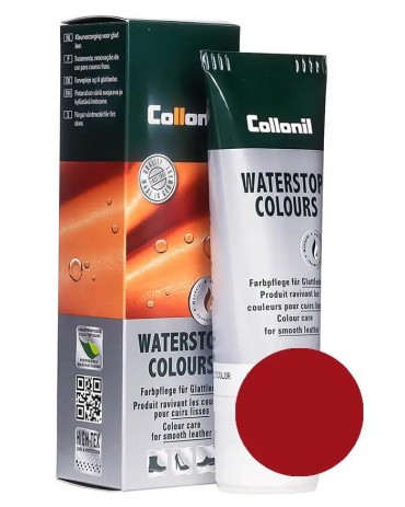 Waterstop Colours Collonil, czerwona pasta do butów