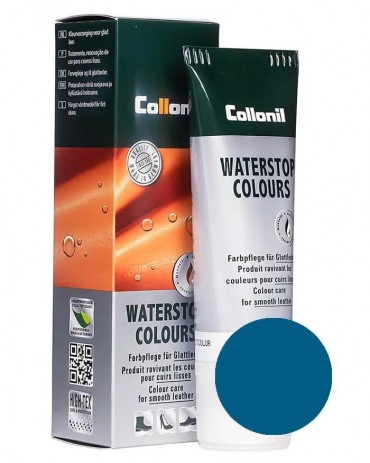 Waterstop Colours Collonil, niebieska pasta do butów